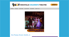 Desktop Screenshot of knoxvillechildrenstheatre.com